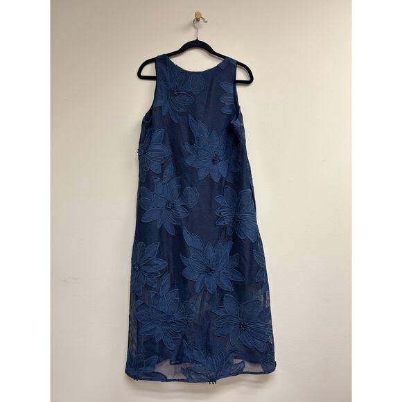TUCKERNUCK Navy Embroidered Lace Sol Dress Size S NWT Retail $198 Tuckernuck - Picture 5 of 6